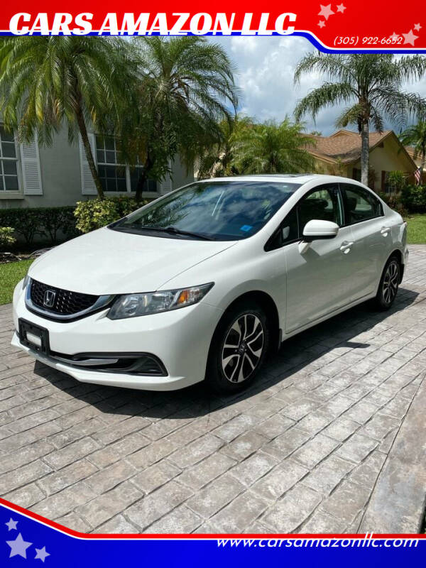 2015 Honda Civic for sale at CARS AMAZON LLC in Miami FL