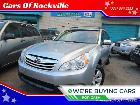 2012 Subaru Outback for sale at Cars Of Rockville in Rockville MD