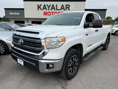 2015 Toyota Tundra for sale at KAYALAR MOTORS SUPPORT CENTER in Houston TX