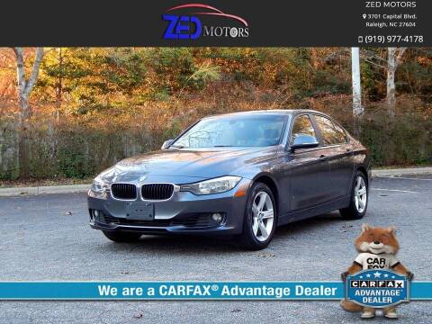 2014 BMW 3 Series for sale at Zed Motors in Raleigh NC