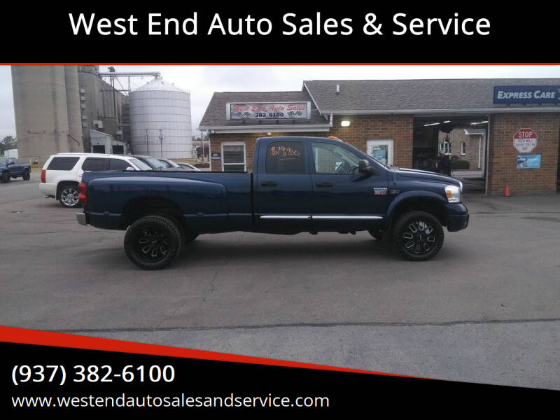 2008 Dodge Ram 3500 for sale at West End Auto Sales & Service in Wilmington OH
