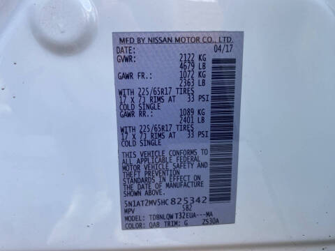 2017 Nissan Rogue SV