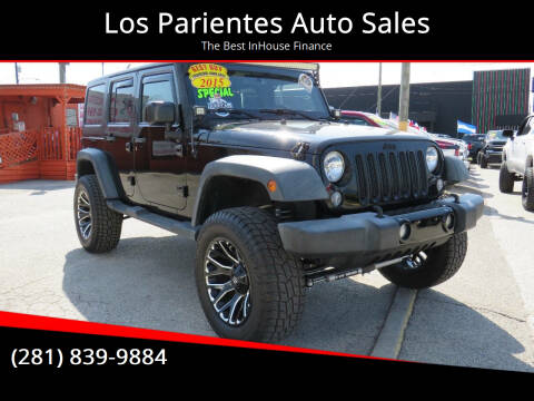 2015 Jeep Wrangler Unlimited for sale at Los Parientes Auto Sales in Houston TX