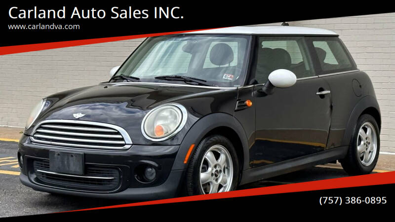 2011 MINI Cooper for sale at Carland Auto Sales INC. in Portsmouth VA