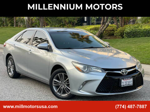 2015 Toyota Camry for sale at MILLENNIUM MOTORS in Van Nuys CA