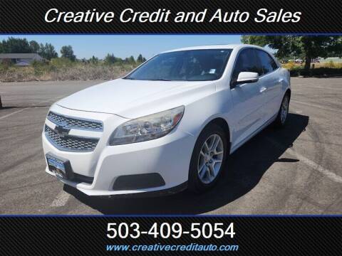 2013 Chevrolet Malibu for sale at Creative Credit & Auto Sales in Salem OR