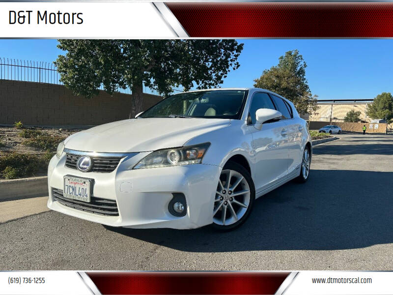 2013 Lexus CT 200h for sale at D&T Motors in San Diego CA