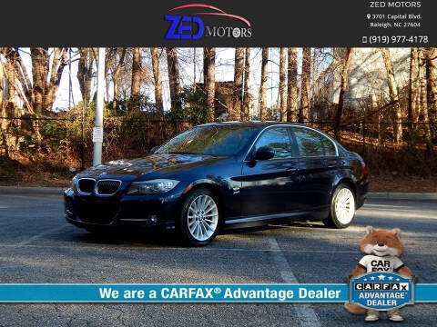 2009 BMW 3 Series for sale at Zed Motors in Raleigh NC