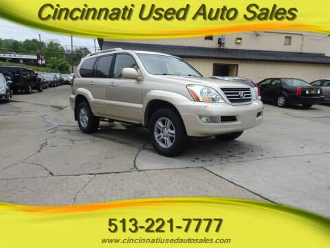 2007 Lexus GX 470 for sale at Cincinnati Used Auto Sales in Cincinnati OH