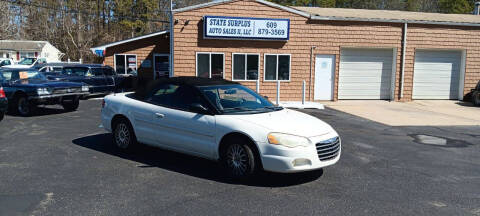 2005 Chrysler Sebring for sale at State Surplus Auto Sales 2 in West Creek NJ