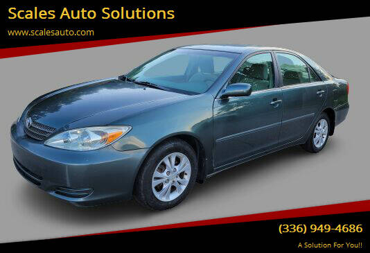 2004 Toyota Camry for sale at Scales Auto Solutions in Madison NC