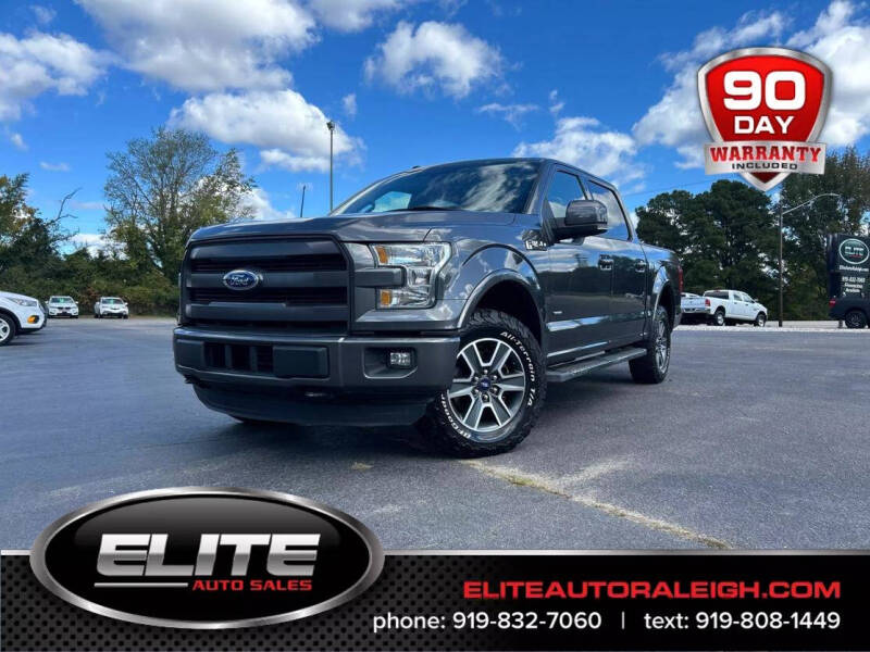 Used 2016 Ford F-150 Lariat with VIN 1FTEW1EP0GFB51430 for sale in Apex, NC