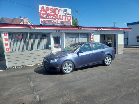 2014 Chevrolet Cruze for sale at Apsey Auto in Marshfield WI