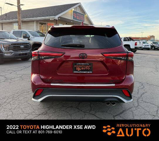 2022 Toyota Highlander XSE