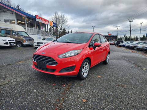 2015 Ford Fiesta for sale at Leavitt Auto Sales and Used Car City in Everett WA