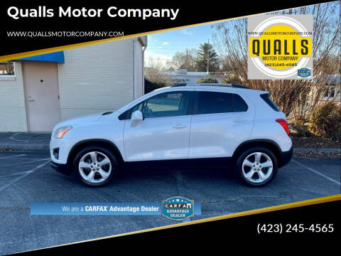 2015 Chevrolet Trax for sale at Qualls Motor Company in Kingsport TN