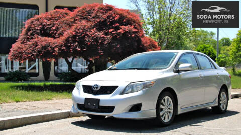2010 Toyota Corolla for sale at SODA MOTORS AUTO SALES LLC in Newport RI