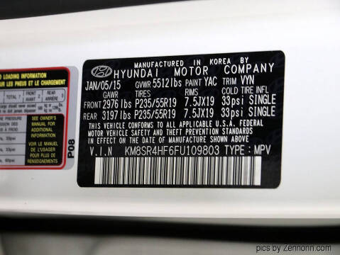 2015 Hyundai Santa Fe Limited