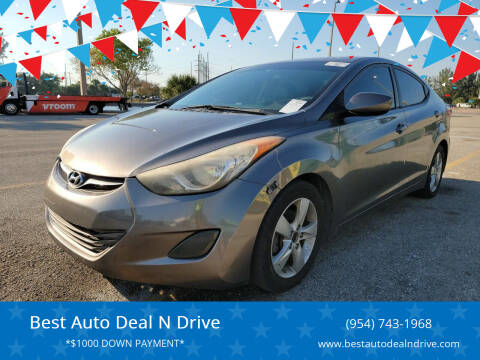 2013 Hyundai Elantra for sale at Best Auto Deal N Drive in Hollywood FL