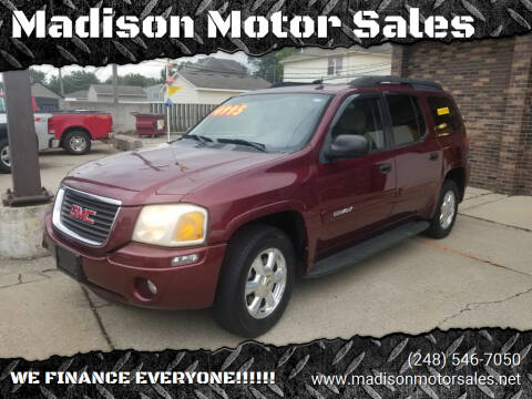 2005 GMC Envoy XL for sale at Madison Motor Sales in Madison Heights MI