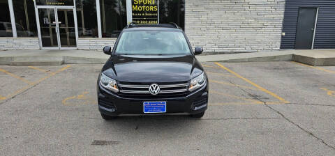 2016 Volkswagen Tiguan for sale at Eurosport Motors in Evansdale IA