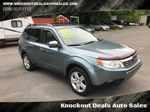 2010 Subaru Forester for sale at Knockout Deals Auto Sales in West Bridgewater MA