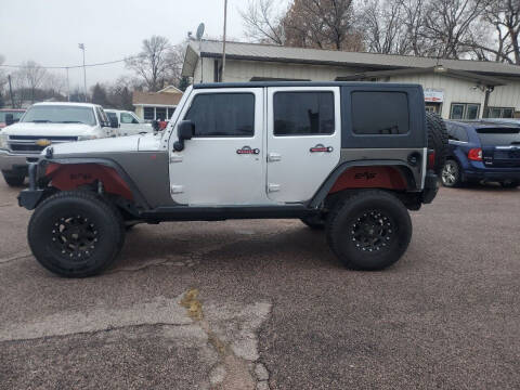 2008 Jeep Wrangler Unlimited for sale at RIVERSIDE AUTO SALES in Sioux City IA