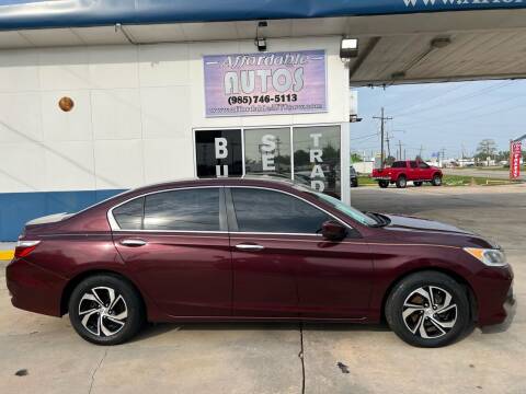 2016 Honda Accord for sale at Affordable Autos Eastside in Houma LA