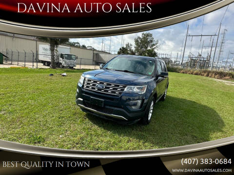 2017 Ford Explorer for sale at DAVINA AUTO SALES in Longwood FL
