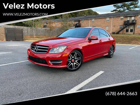 2014 Mercedes-Benz C-Class for sale at VELEZ MOTOR COMPANY LLC in Orlando FL