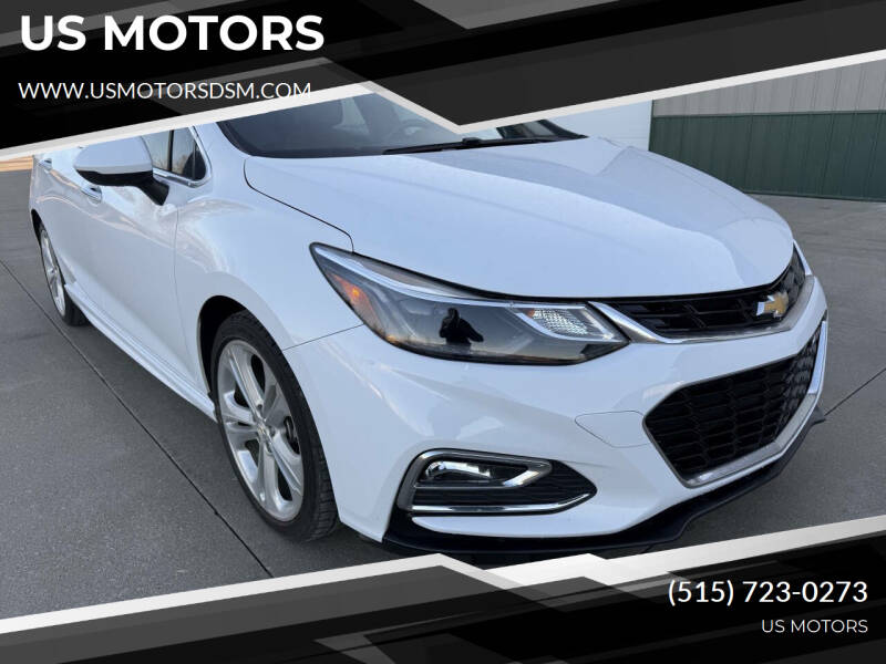 2017 Chevrolet Cruze for sale at US MOTORS in Des Moines IA