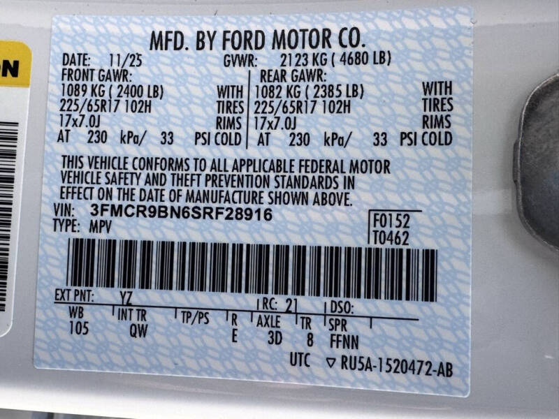 2025 Ford Bronco Sport Big Bend