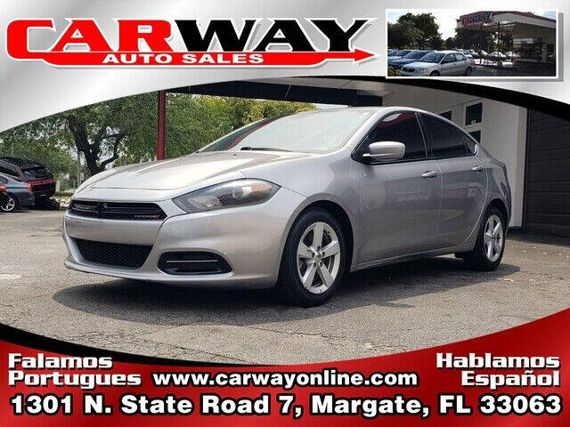 2016 Dodge Dart for sale at CARWAY Auto Sales in Margate FL