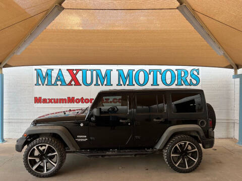 Jeep Wrangler Unlimited For Sale in Chandler, AZ - Maxum Motors Limited