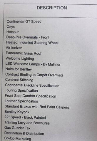 2022 Bentley Continental GT Speed