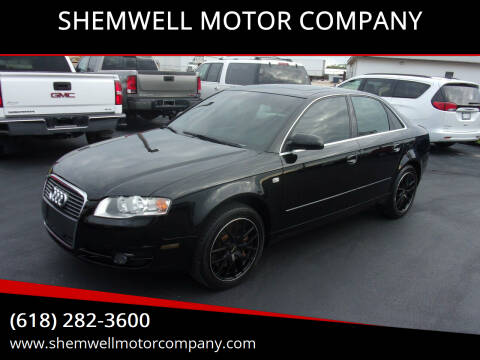 2007 Audi A4 for sale at SHEMWELL MOTOR COMPANY in Red Bud IL
