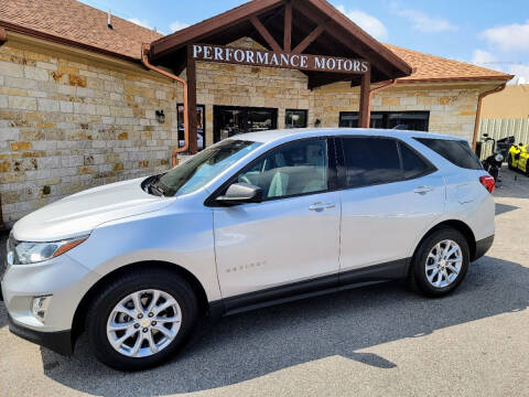 2019 Chevrolet Equinox for sale at Performance Motors Killeen Second Chance in Killeen TX