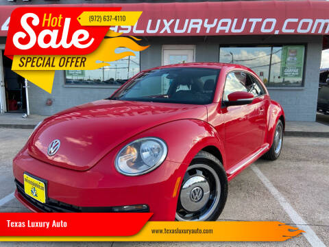 2013 Volkswagen Beetle for sale at Texas Luxury Auto in Cedar Hill TX