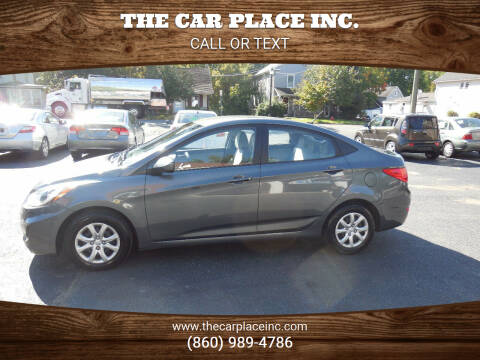 2012 Hyundai Accent for sale at THE CAR PLACE INC. in Somersville CT