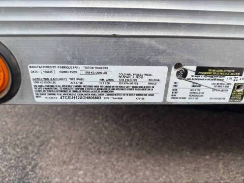 2016 Triton Trailers ATV Series