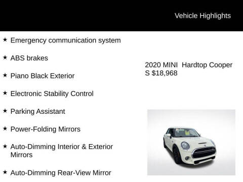 2020 MINI Hardtop 4 Door Cooper S