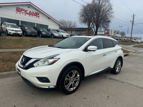 2015 Nissan Murano for sale at Efkamp Auto Sales in Des Moines IA