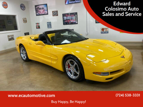 2001 Chevrolet Corvette for sale at Edward Colosimo Auto Sales and Service in Evans City PA