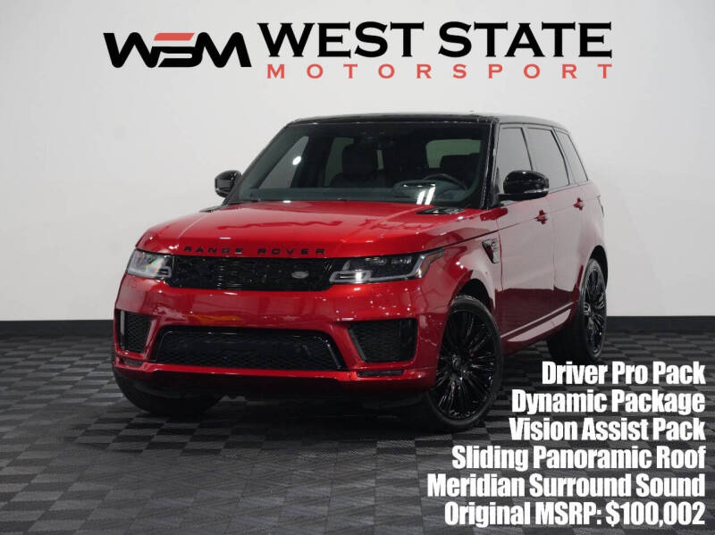 2019 Land Rover Range Rover Sport for sale at WEST STATE MOTORSPORT in Federal Way WA