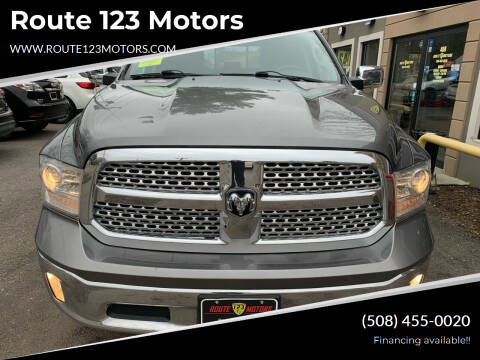 2013 RAM Ram Pickup 1500 for sale at Route 123 Motors in Norton MA