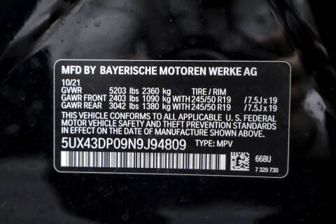 2022 BMW X3 sDrive30i