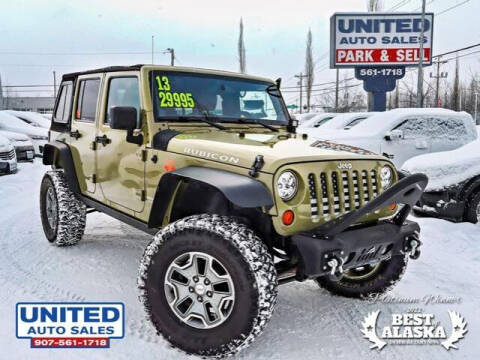 2013 Jeep Wrangler Unlimited for sale at United Auto Sales in Anchorage AK