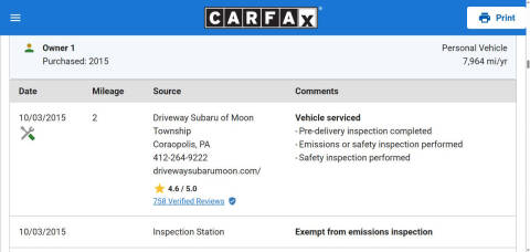 2016 Subaru Outback 2.5i Premium