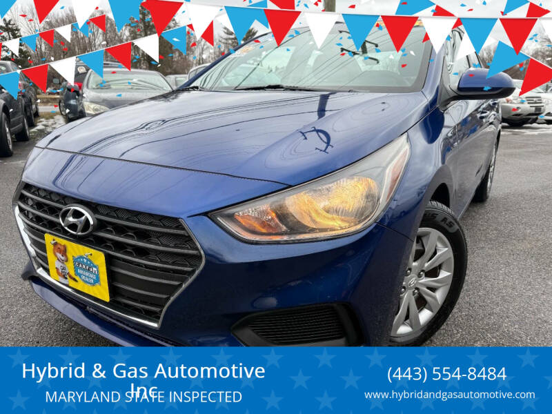 2018 Hyundai Accent for sale at Hybrid & Gas Automotive Inc in Aberdeen MD