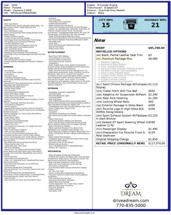 2024 Porsche Cayenne S